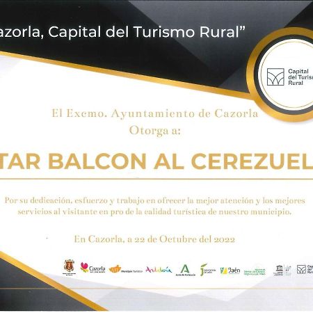 Alojamiento Balcon Al Cerezuelo Cazorla Exteriör bild
